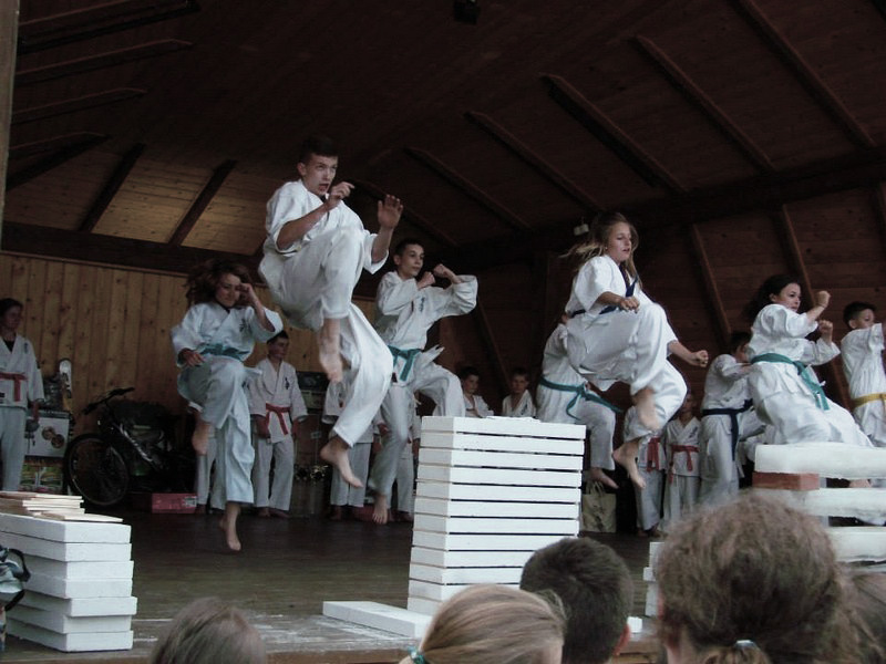 Pokaz ARS Klub Kyokushinkai – festyn dobroczynny w Laskowej