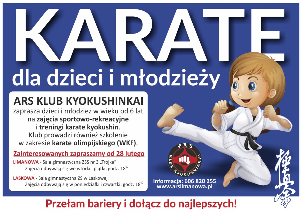Karate dla dzieci i młodzieży - zapisy
