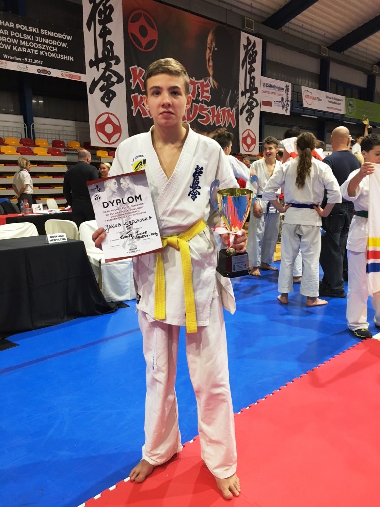 Nasz klubowy kolega Jakub Kądziołka wystąpi na ME Karate Kyokushin w Rosji