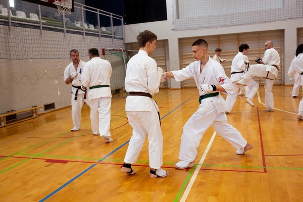 18-te zgrupowanie kumite Małopolskiego Okręgowego Związku Karate - Wieliczka